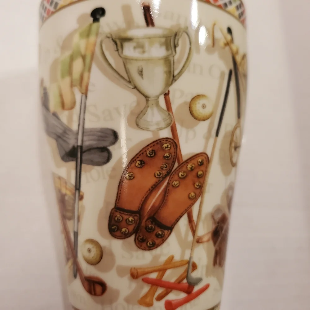 Vintage Golf Motif Ceramic Mug Cup - Picture 8 of 10